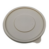 Eco-Friendly Biodegradable Plastic Takeaway Food Packing Hot Noodle Soup Flat Lid Disposable 120 Mm Corn Starch Bowl Lid