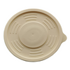 Good Quality Disposable Lid For 140mm Soup Bowls Microwave Corn Starch Soup Bowl Lid Heat Resistant Take Away Soup Bowl lid