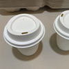 Disposable environmentally friendly biodegradable 100% corn starch disposable coffee cup lid can be customized
