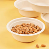 Factory direct supply of inexpensive 100% compostable biodegradable tableware 350 ml cornstarch bowls