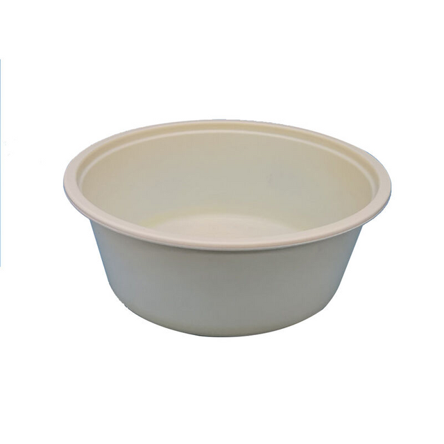 Factory Supplier Price Disposable cornstarch tableware 700ML bowl 100% biodegradable