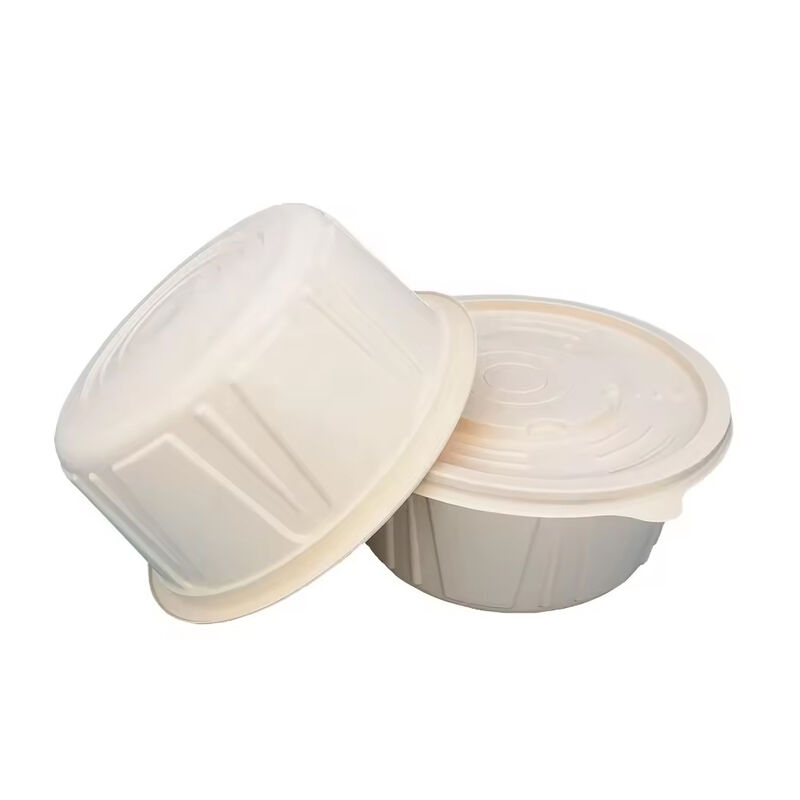 Wholesale 1500ml Eco Friendly Cornstarch Take Away Disposable Microwave Safe Soup Bowl