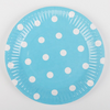 Supplier's promotional price Disposable paper plate Environmentally friendly wave point printing disposable paper plate