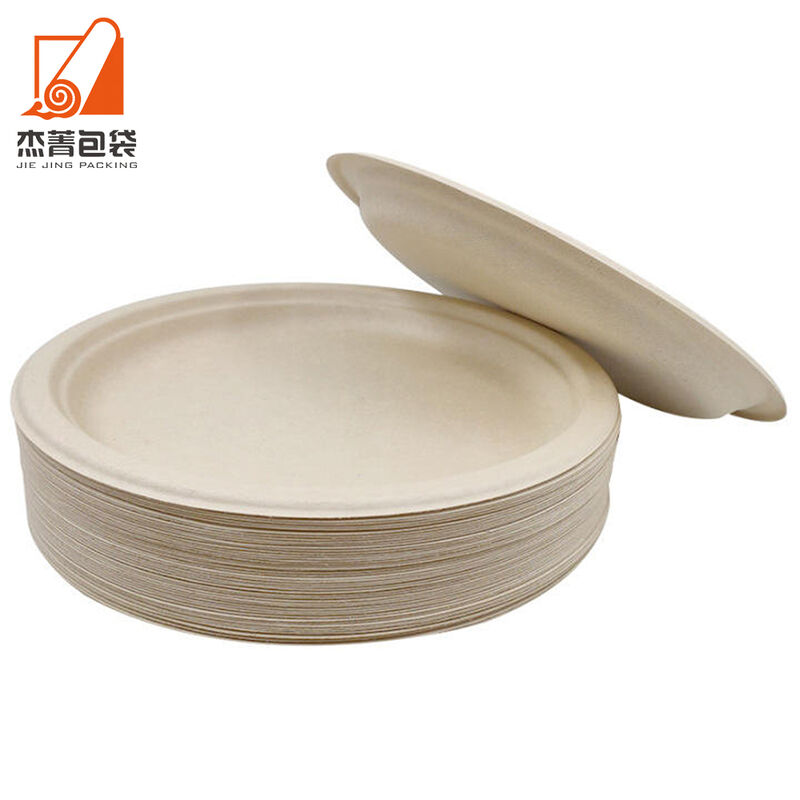 Eco-friendly Biodegradable Paper plates Decorating paper plates for disposable birthday parties