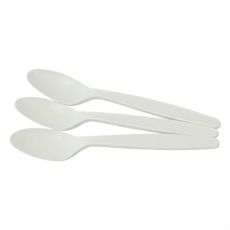 Customize Disposable Fork Spoon Knife Flatware Sets Cornstarch Knife Fork And Spoon Food Grade Cornstarch Cutlery