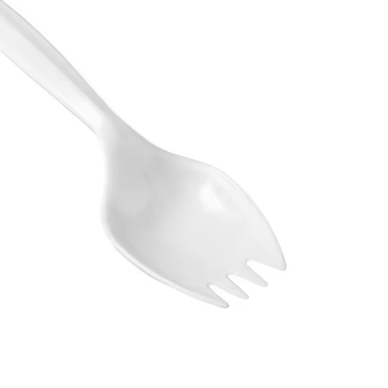 Custom Accepted Wholesale Eco Friendly Biodegradable Cutlery Disposable Cornstarch Spoon Spork