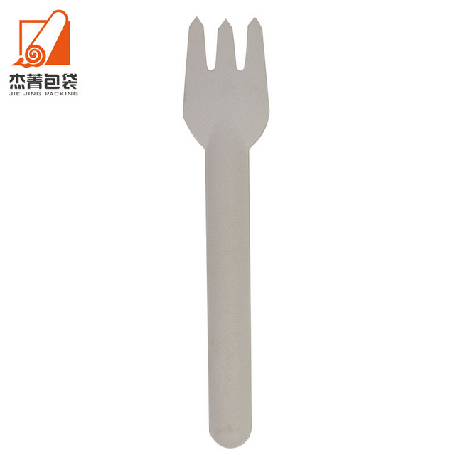 Eco-friendly disposable Baggasse cutlery set disposable Baggasse forks