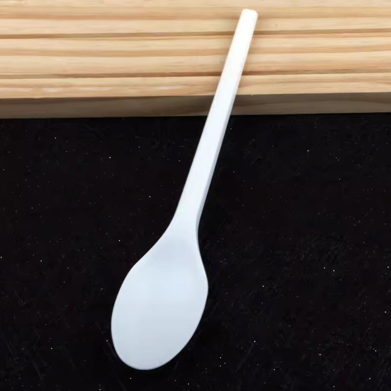 Factory direct customization Bio degradable disposable cutlery Eco-friendly compostable 6.5 inch spoon