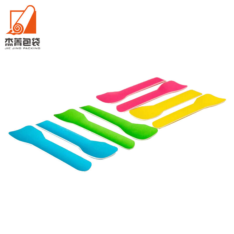 2024 OEM Paper spoon 100% Biodegradable Disposable Paper Spoon for Ice Cream