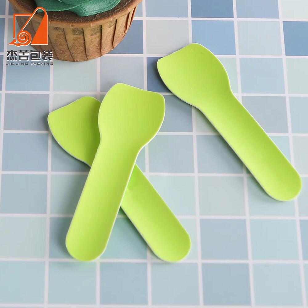 Environmentally Degradable Disposable Paper Ice Cream Scoop for Parties