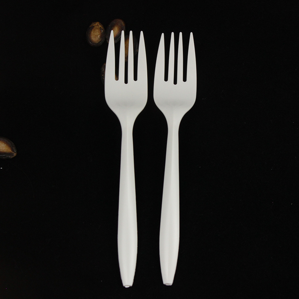Einweg 150mm PP Gabel Hoch leistungs biologisch abbaubares Plastik besteck Umwelt freundliches Geschirr für Camping Food Restaurants