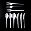 Großhandel Custom Eco Einweg PLA Besteck Set Party Hochzeit Picknick Restaurant Einweg Kunststoff Geschirr Gabel Löffel Messer