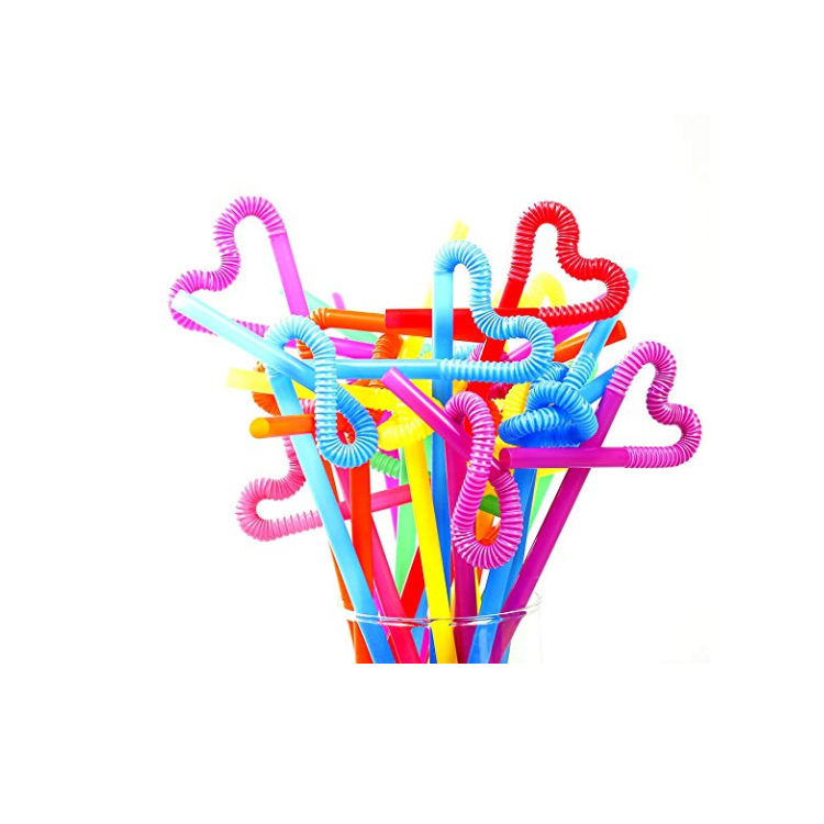 6mm Diameter Bendable Sugarcane PLA Straws Bright Colorful PP Drinking Straws for Camping and Restaurants Bar Accessories