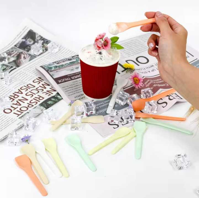 Einweg PLA bunte Eisport io nierer