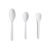 Compostable Individually Wrapped Cutlery Disposable Ice Cream Spoon PLA Colorful Ice Cream Tasting Spoons