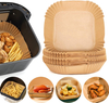 Air Fryer Liner Pergament Back papier für Air Fryer Einweg-Papier liner für Mikrowellen-Antihaft-Liner Quadrat Frei von Bleichmittel