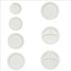 Disposable Eco Sectional Round Party Divider Super Rigid Cornstarch Bagasse Compartment Dinner Biodegradable Plates