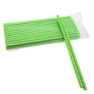 Biodegradable Paper Drinking Straw Colorful Customized Printed Straws