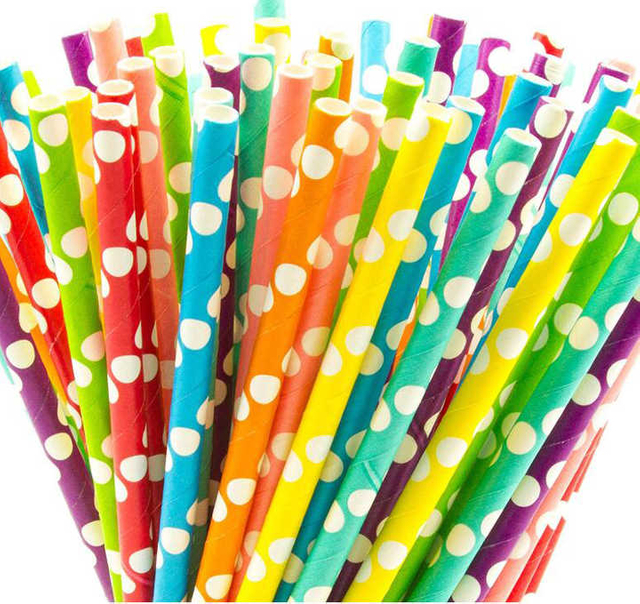 Paper Straw Eco-Friendly Drinking Straws Perfect for Wedding Birthday Party