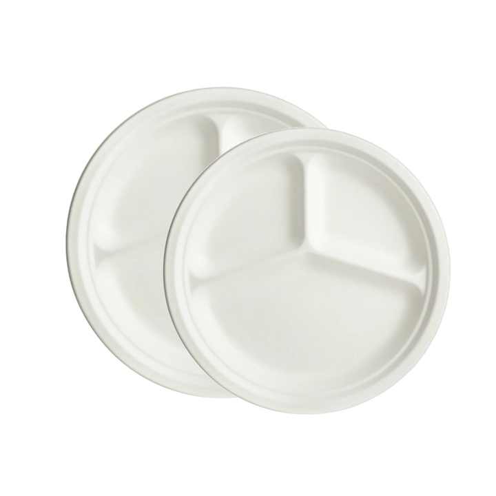 Quality Sugarcane Baggase Plate Disposable Plate for Dinnerware Available at Wholesale Prices