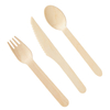 Natural Bulk Birch Hot Selling 160mm Disposable Wooden Cutlery for Restaurants