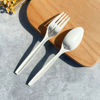 Logo Customized Cornstarch Cutlery Disposable Knife Fork Spoon Eco Friendly Disposable Cutlery
