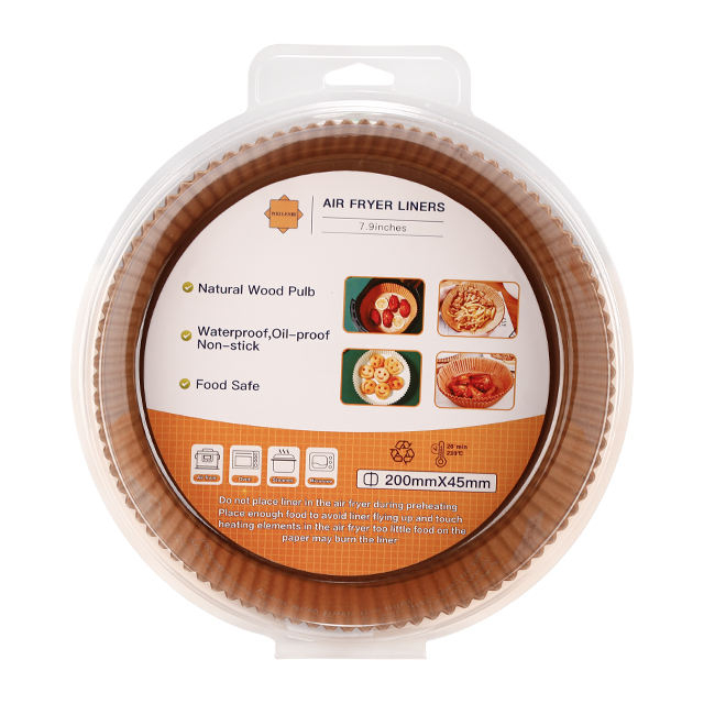  Non-stick Eco Friendly 50pcs air Fryer Disposable Liners Paper Round Bowl