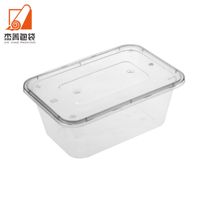 1000ml Blister Mini Transparent Divided Disposable Tableware Fast Food Containers for Food Takeaway Packaging with Lid Ps