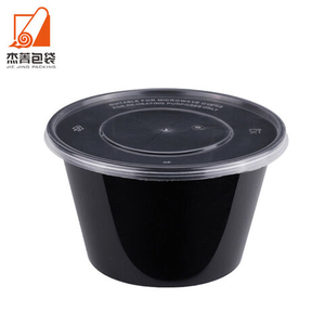 Round Shape 1000ml Disposable Plastic Bowl Microwaveable Bowl