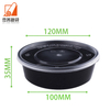 300ml Supermarket Disposable Plastic Large Size Round Box Salad Meal Vegetable Food Storage Bowl Container
