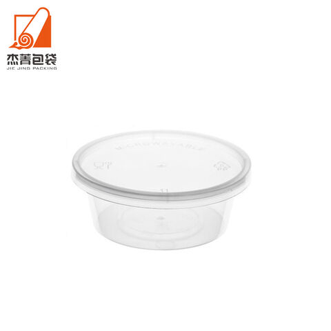 Disposable Clear Sauce Cup with Lid for Dipping Sauce Container Industrial Use for Food