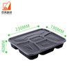 Disposable Five-compartment Fast Food Microwaveable High Volume Takeaway Lunch Packing Box Food -grade With Lid