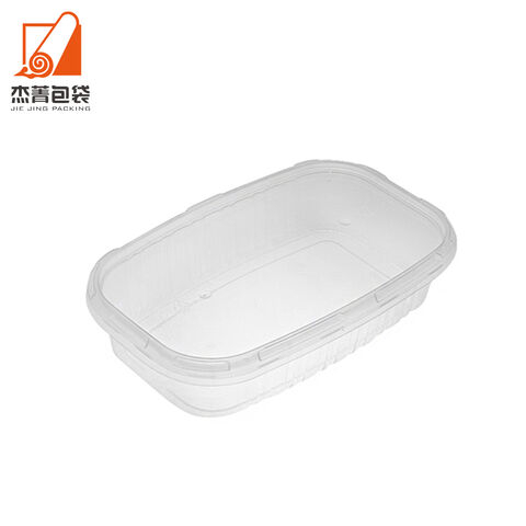 Oval Round Plastic Food Grade Container Disposable Take Away Lunch Packing Boxes