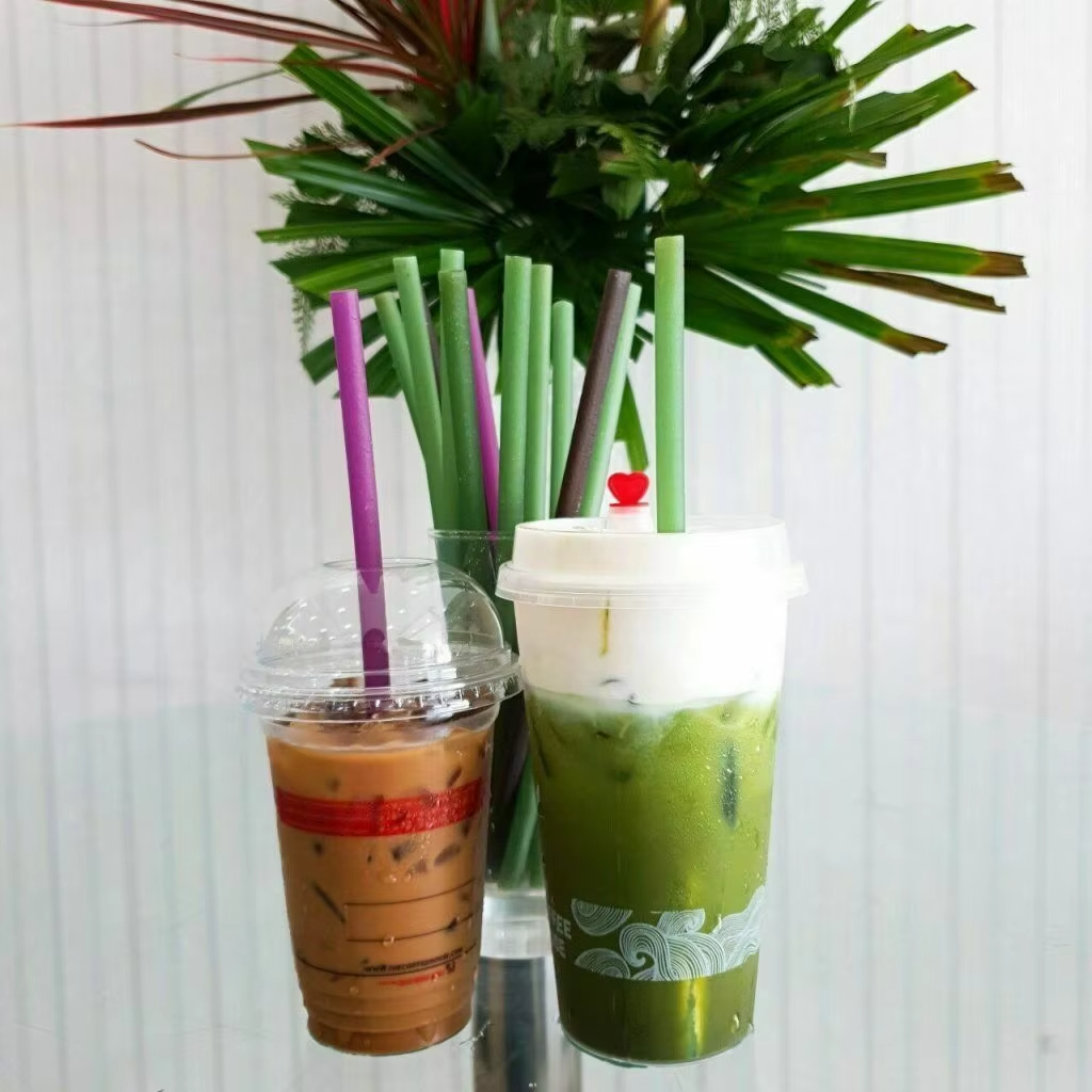10mm Rice Straw Wheat Starch Disposable Straw Natural Health Coffee Cold Drink Degradable Straw