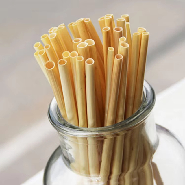 New eco friendly 100 biodegradable wheat grass fiber drink tube straw products custom individually wrapped eco wheat straws