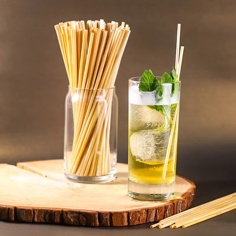 Wheat Straws Eco Friendly Degradable Biodegradable Disposable 100% Natural Hay Drinking Wheat Straws