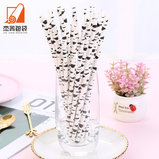 Wholesale Paper straw Disposable drinking paper straw wedding party supplies tools