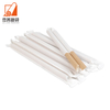 Wholesale High quality Biodegradable Paper straw High quality cowhide decorated straw paper straw