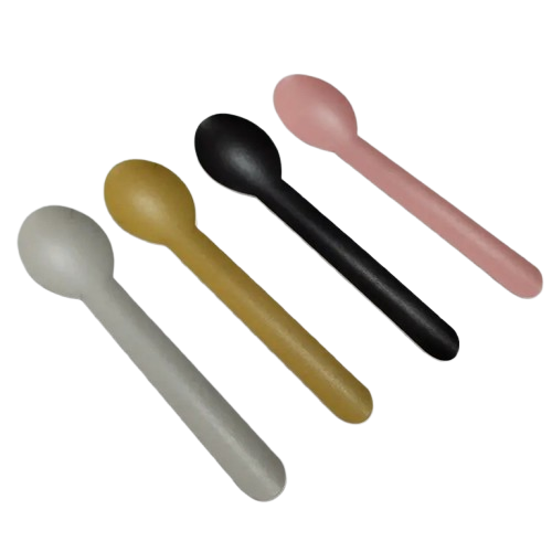 Colorful paper cutlery Bio-degradable Food Grade Pass Disposable Paper Spoon