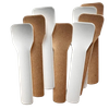 Eco friendly cheap dessert ice cream paper spoon disposable cutlery with custom logo
