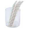 Bendable Paper Straw Cocktail Juice Drinking Straw Eco-friendly Straws Customized Color & Pattern
