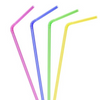 Factory Wholesale 8mm 10mm 12mm Custom Compostable Bendy Straws Non Plastic PLA Biodegradable Straws Flexible Drinking Straw