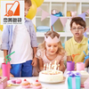 Colorful Plastic Drinking Straws Disposable Straws Bendy Flexible Plastic Straws for Party Favor Business Kids