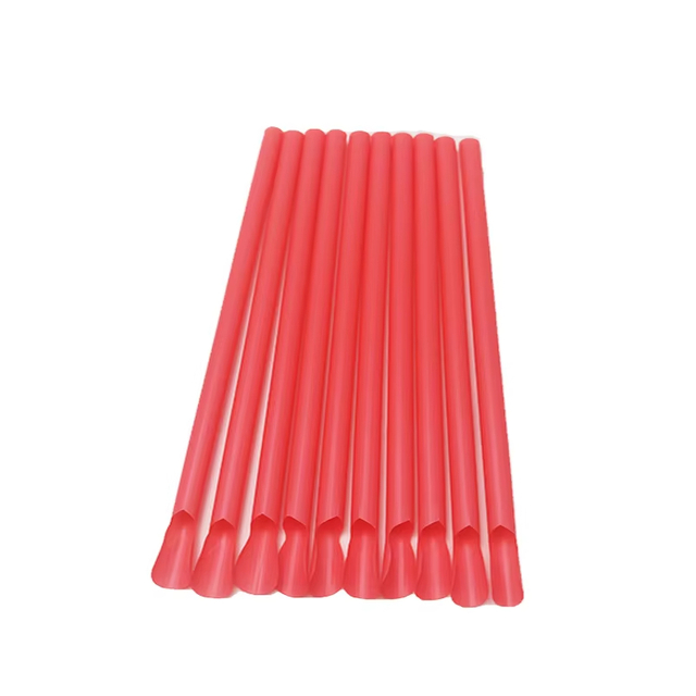 Disposable 100% biodegradable colored pink black white PLA flexible plastic drinking straw manufacturer