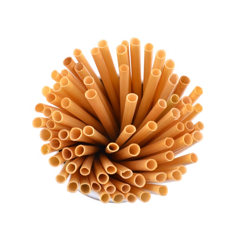 Eco-friendly biodegradable wheat drinking straw instead of plastic straw