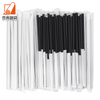 Eco Biodegradable Individually Wrapped Compostable Disposable Clear PLA Bubble Tae Straw For Drinks Iced Coffee Milkshake