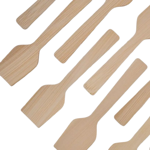 100% eco friendly 150mm disposable wooden bamboo knife spoon fork tableware set