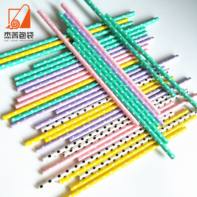 Mass customization Paper straw Biodegradable custom printed food grade drinking paper straws