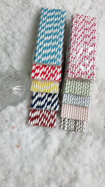 FDA Approved Biodegradable Eco-Friendly Paper Straws Drinking Straws