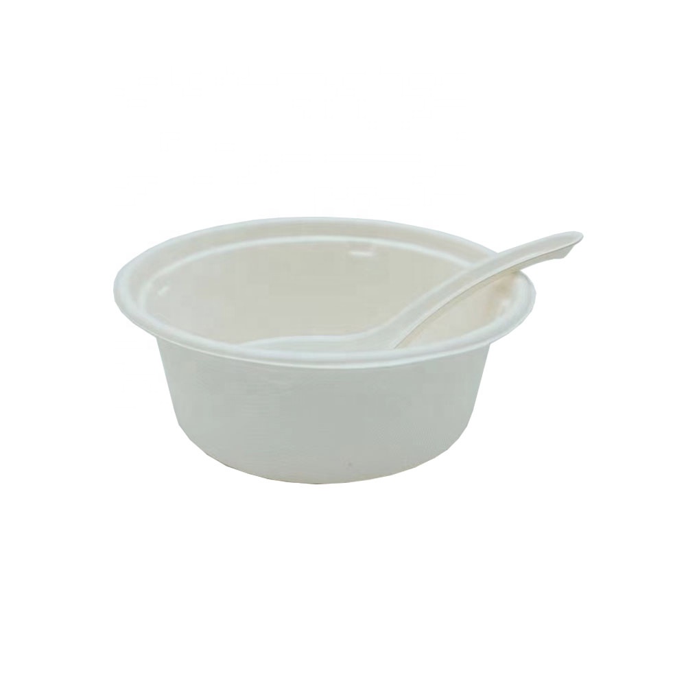 Biodegradable bagasse food container compostable 12oz Bowl pfas free